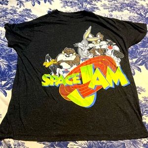 Space Jam T-shirt Sz.L Graphic Black